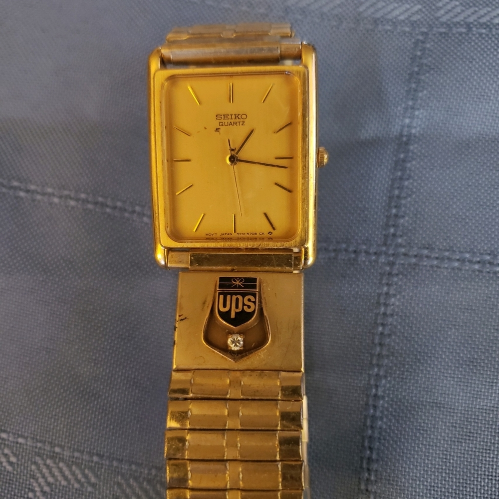 Seiko Gold Quartz Watch